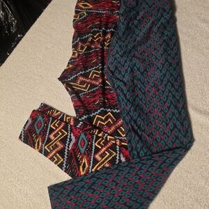 Colorful Patterned Leggings
